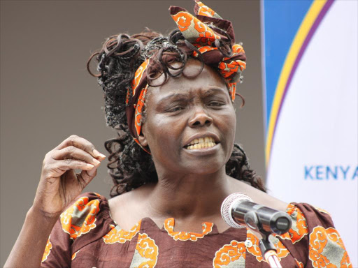 The late Prof Wangari Maathai /FILE