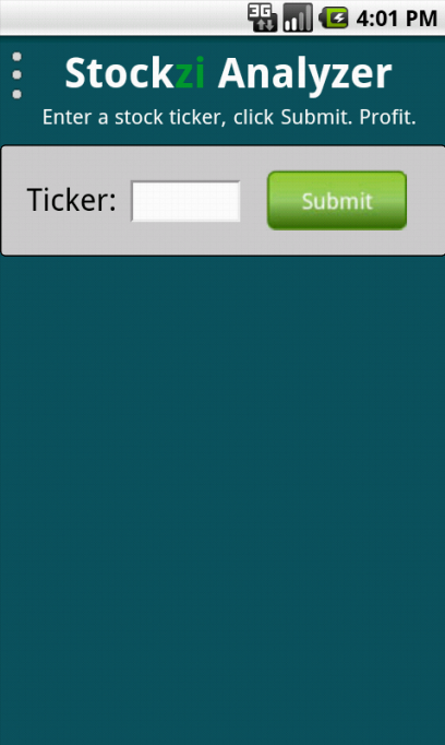 Android application Stockzi Analyzer Pro screenshort