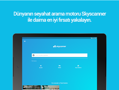 Skyscanner - Ucuz Uçak Bileti, Otel, Araç Kiralama Screenshot