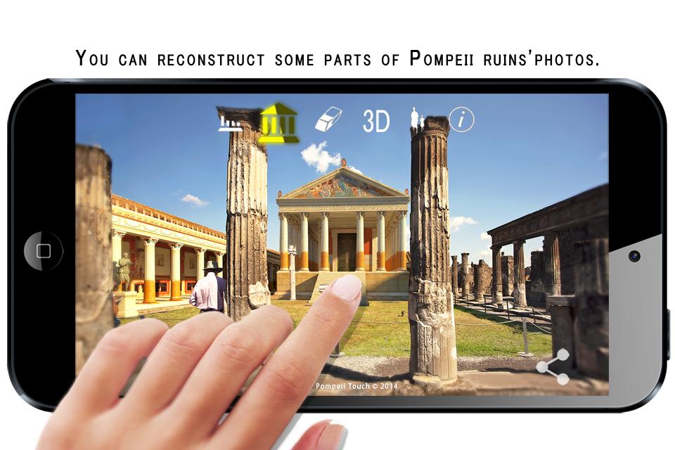 Android application Pompeii Touch screenshort