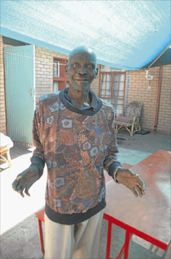 NEW BEGINNING: Elias Mutavhatsindi will be getting his ID and pension soon. photo: Boitumelo Tshehle