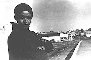Winnie Madikizela-Mandela in Brandfort in  1977, during her internal exile. She was among the 22 accused who were charged in the 1969 treason trial in the Old Synagogue in Pretoria.  