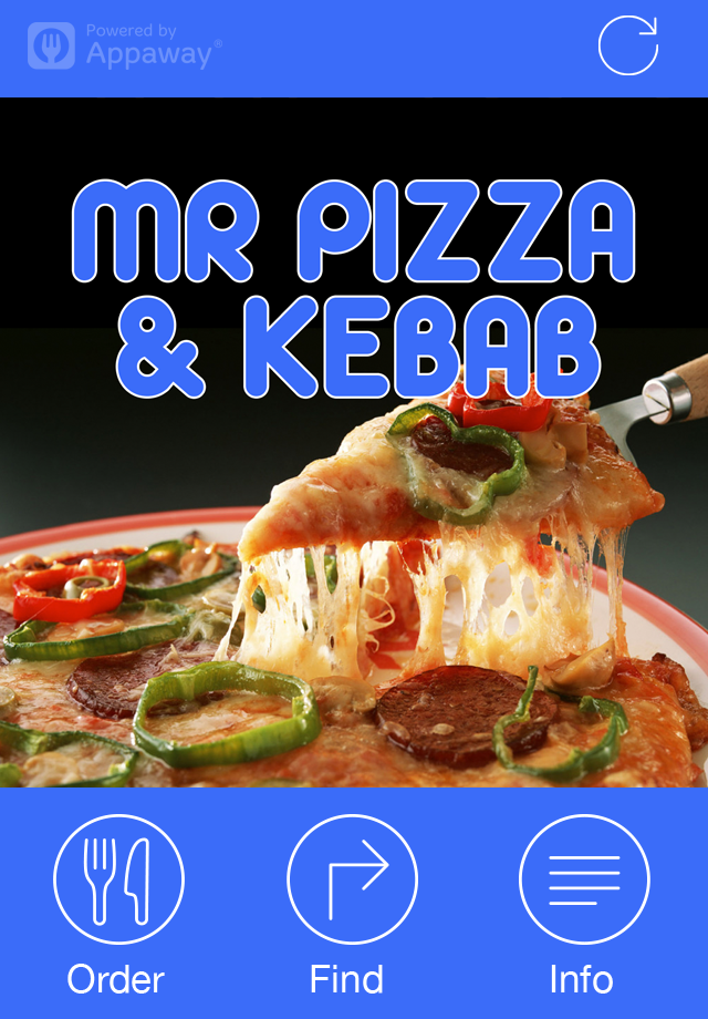 Android application Mr Pizza, Norwich screenshort