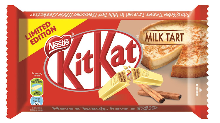 The limited edition milk tart-flavoured KitKat.