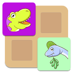 Kids Dinosaur Memo Match Game Apk