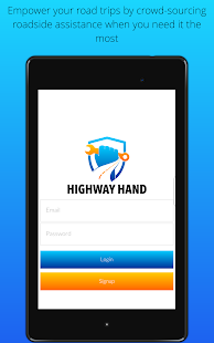 Highway Hand Roadside Assist Screenshot