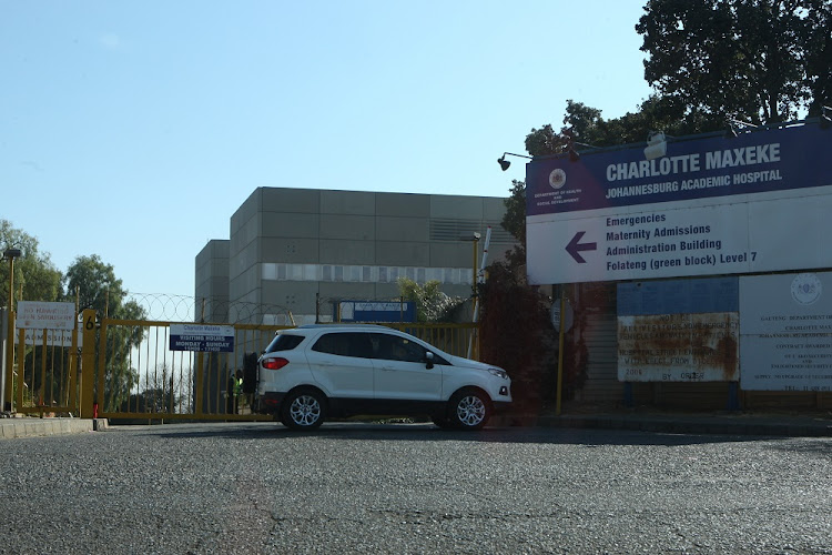 FILE PICTURE: Charlotte Maxeke Academic Hospital in Johannesburg.