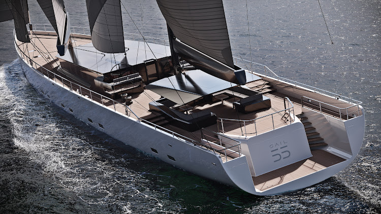 Sail 55 will feature automated sails so its luxury guests don’t have to worry about adjust-ing them.