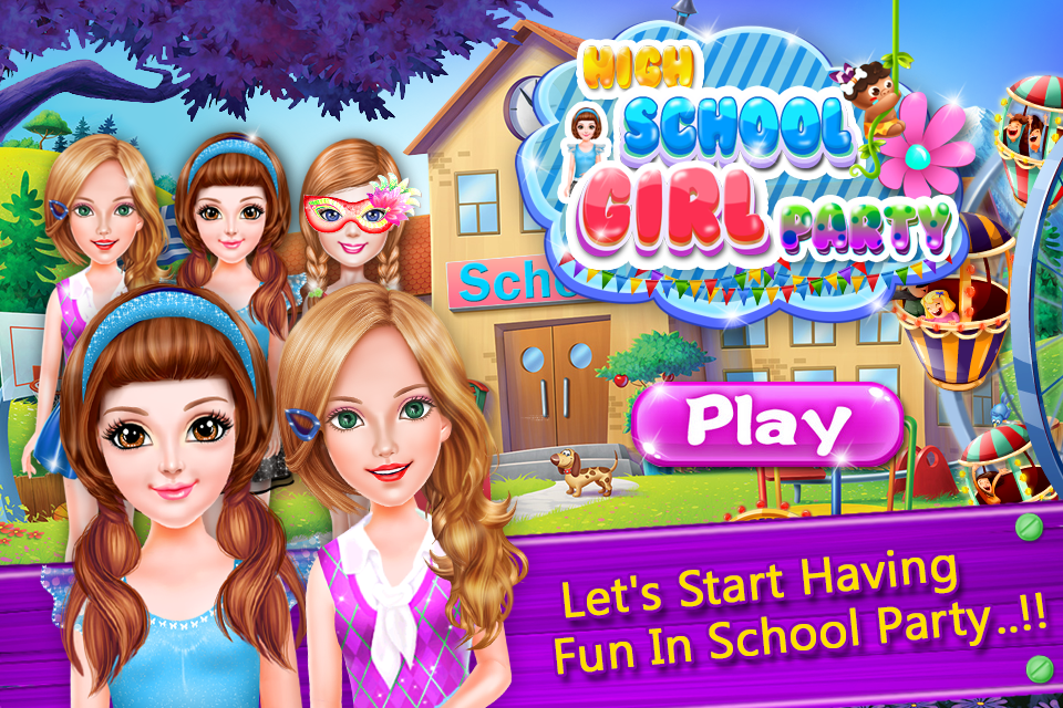 Android application High School Girls Party screenshort