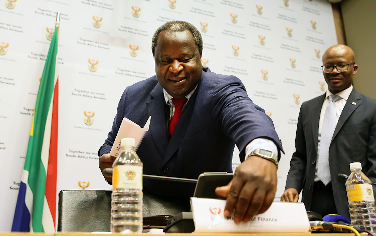 Finance minister Tito Mboweni. Picture: RUVAN BOSHOFF