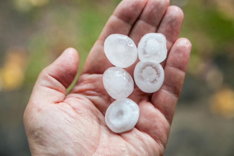 Parts of Gauteng were hit by a hailstorm that left huge damage in some areas. File photo.