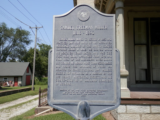 Samuel Miller moved to Keokuk in 1850 and practiced law here until he was appointed Associate Justice of the United States Supreme Court in 1862. He served until his death, 28 years later, and was...