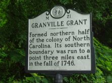 Formed northern half of the colony of North Carolina. Its southern boundary was run to a point three miles east, in the fall of 1746.Plaque via North Carolina Highway Historical Marker Program,...