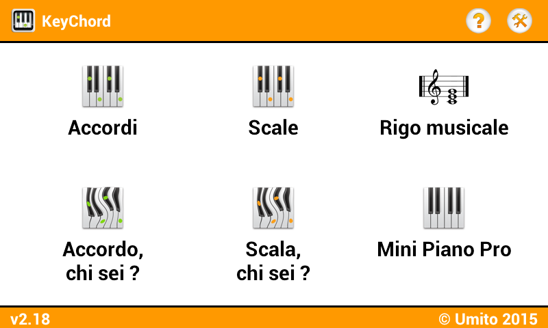 Android application KeyChord - Piano Chords/Scales screenshort