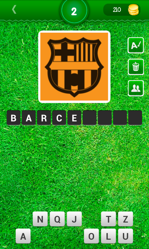 Android application Guess the football club 2020! screenshort