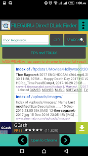 FILE DOWNLOAD: Open Directory Link Finder Screenshot