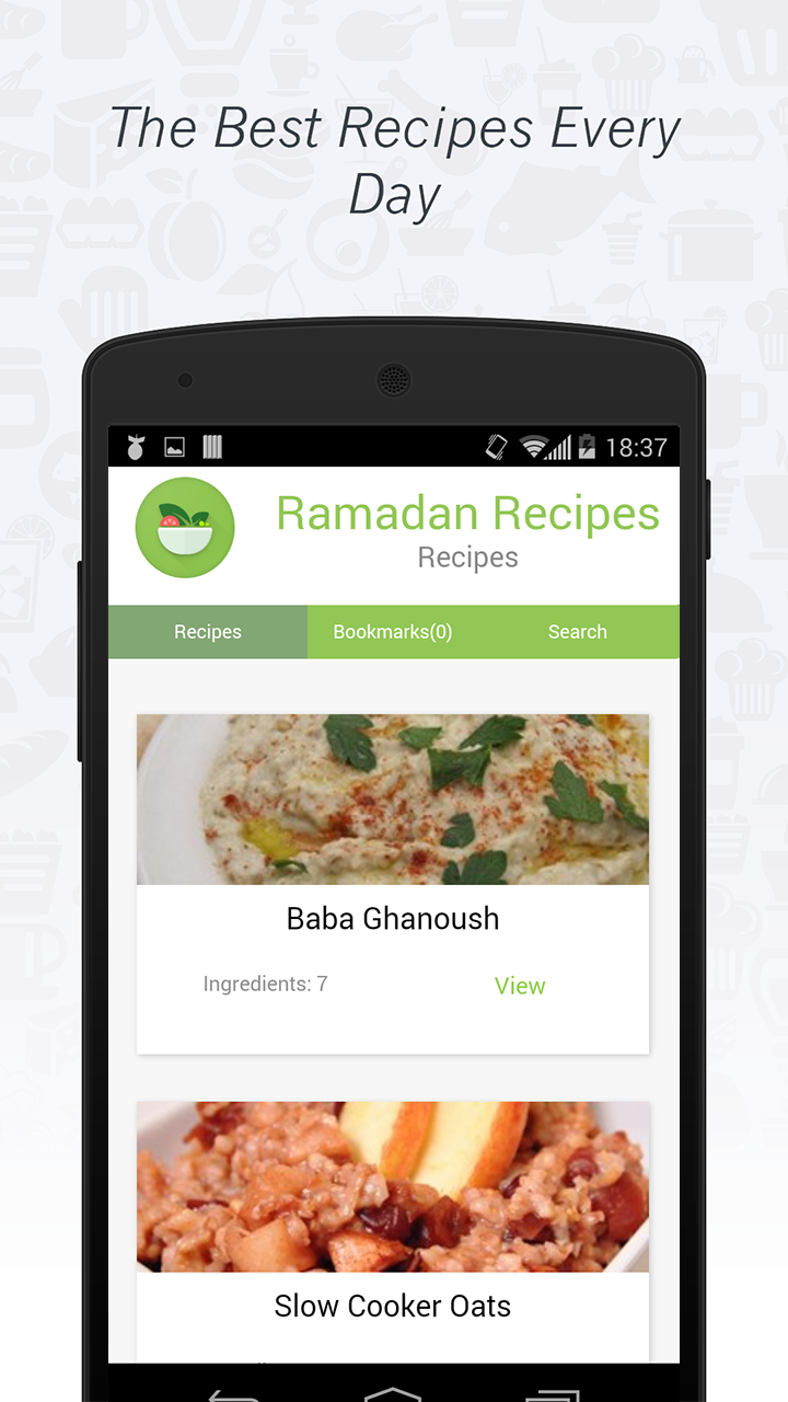 Android application Ramadan Recipes 2016 screenshort