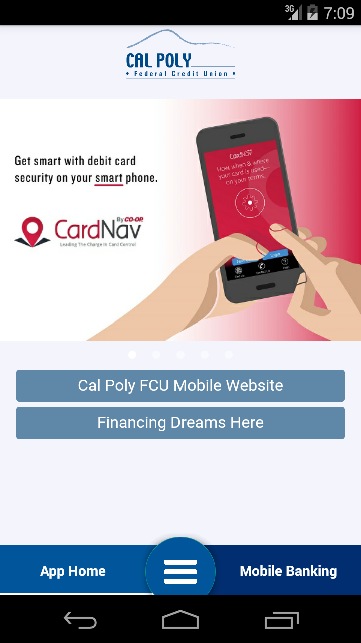 Android application Cal Poly FCU - New! screenshort