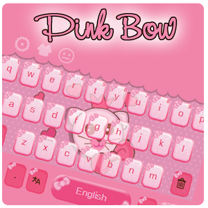 Download Pink Bow Keyboard Theme For PC Windows and Mac