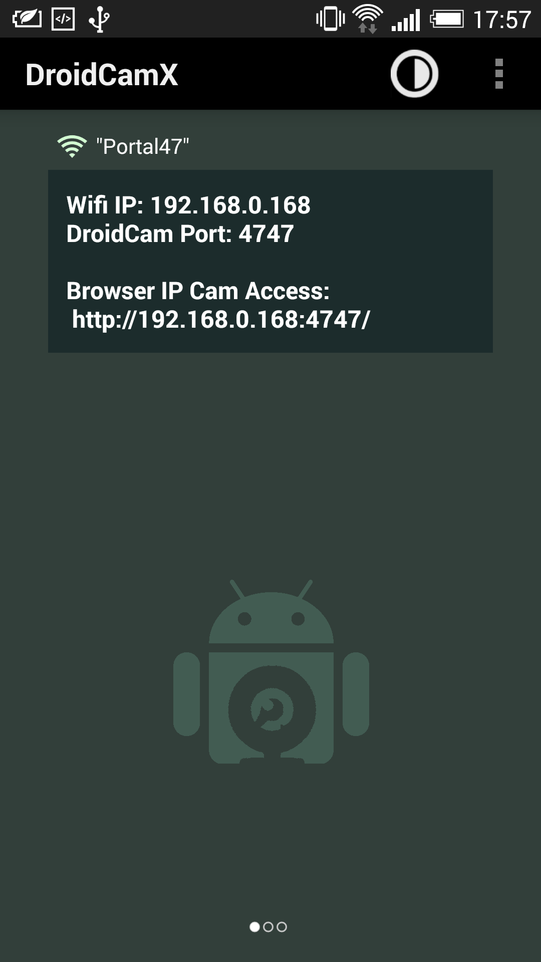 Android application DroidCamX - HD Webcam for PC screenshort