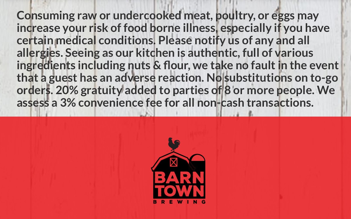 Gluten-Free at Barn Town Brewing