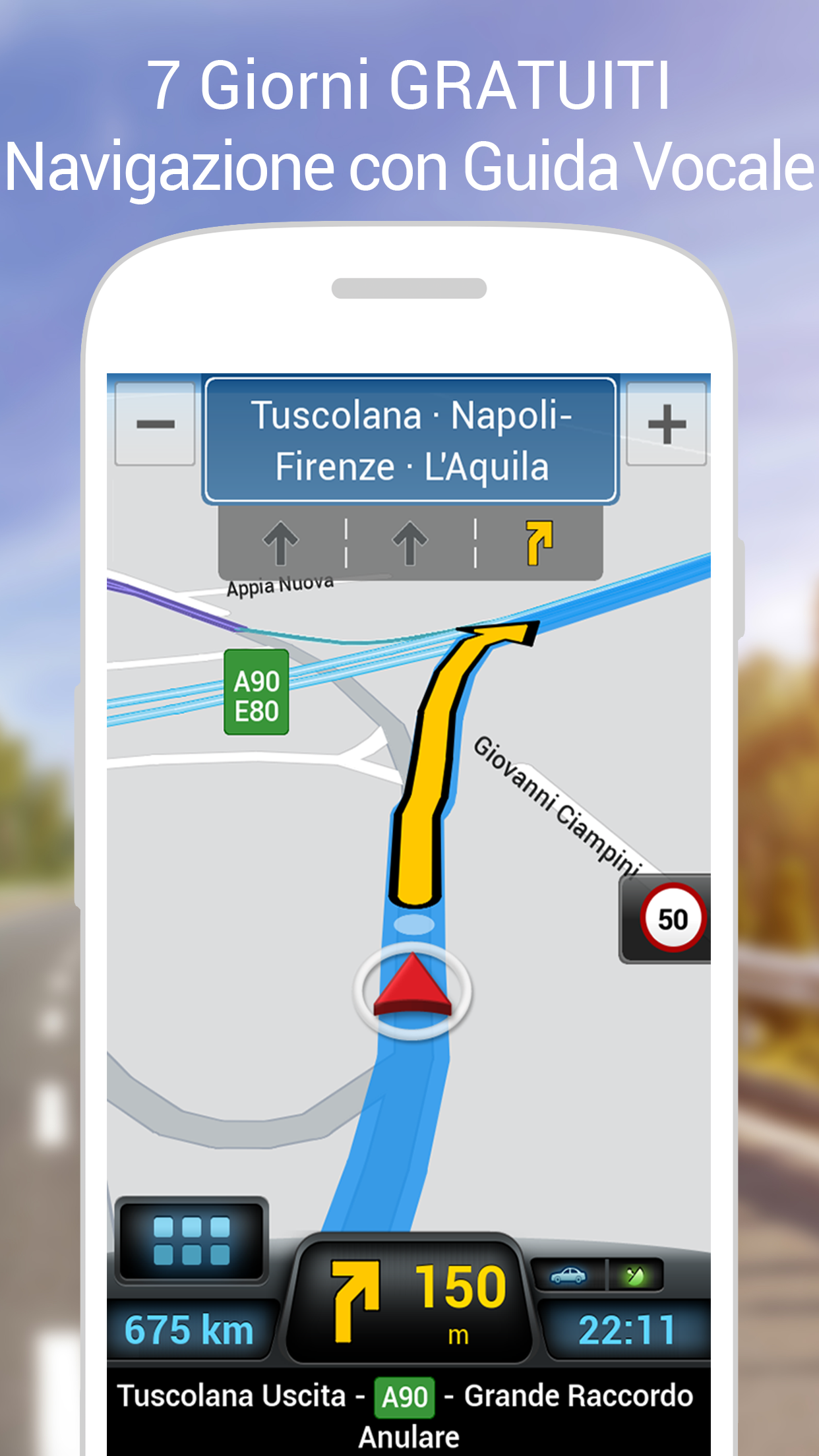 Android application CoPilot GPS Navigation & Traffic screenshort