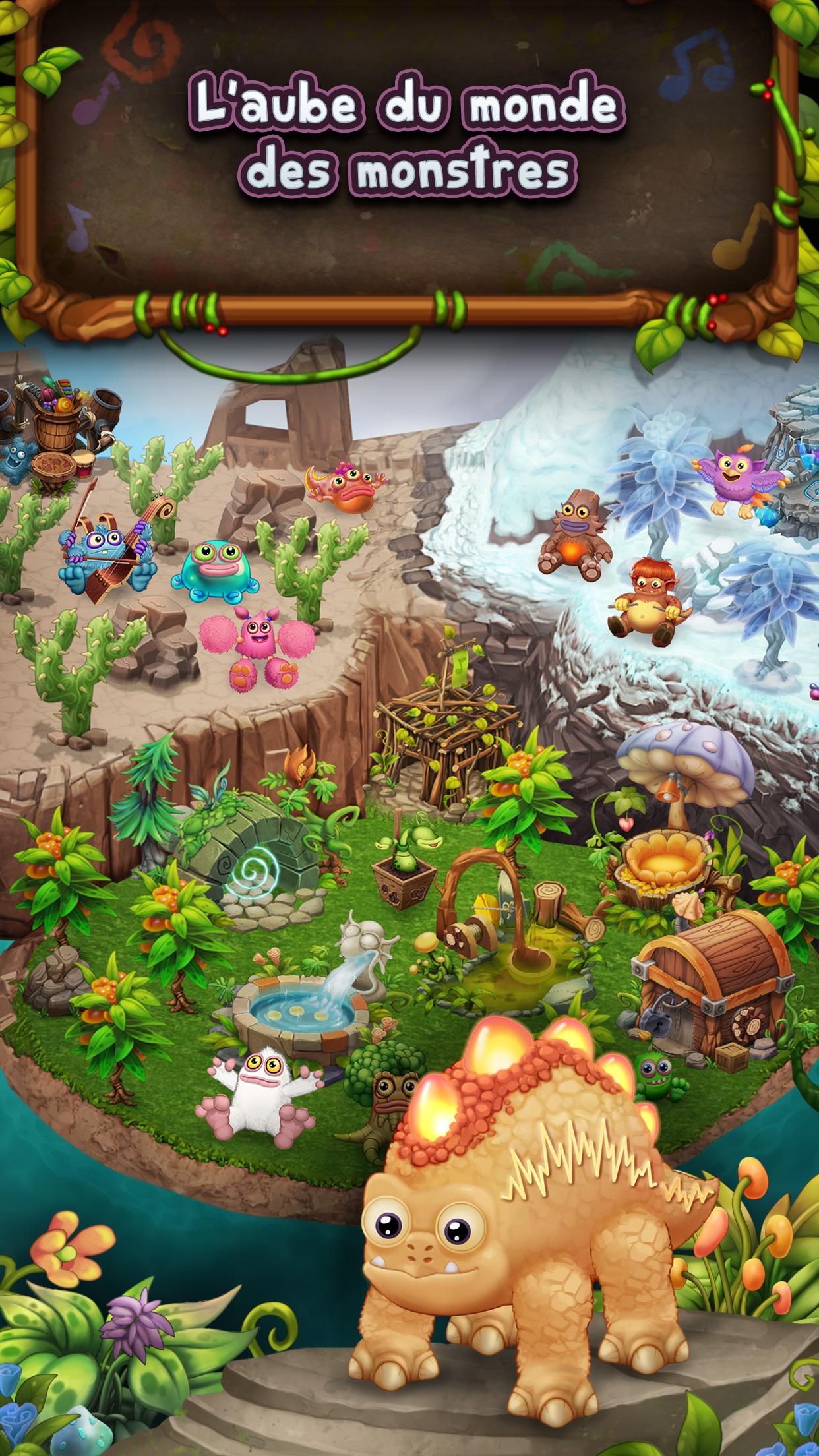 Android application Singing Monsters: Dawn of Fire screenshort