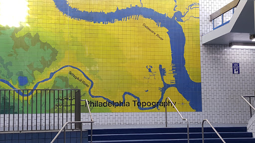 Philadelphia Topography Mural