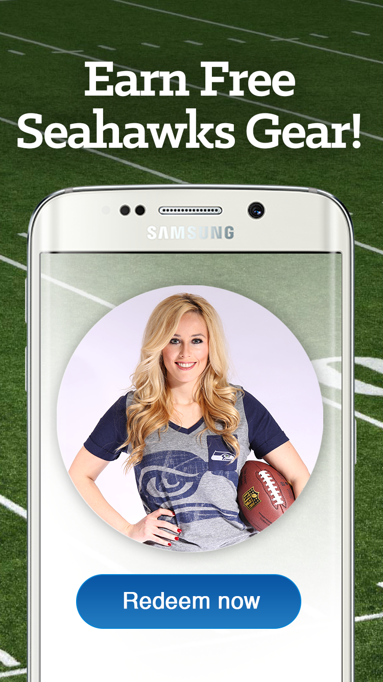 Android application Seattle Football Rewards screenshort