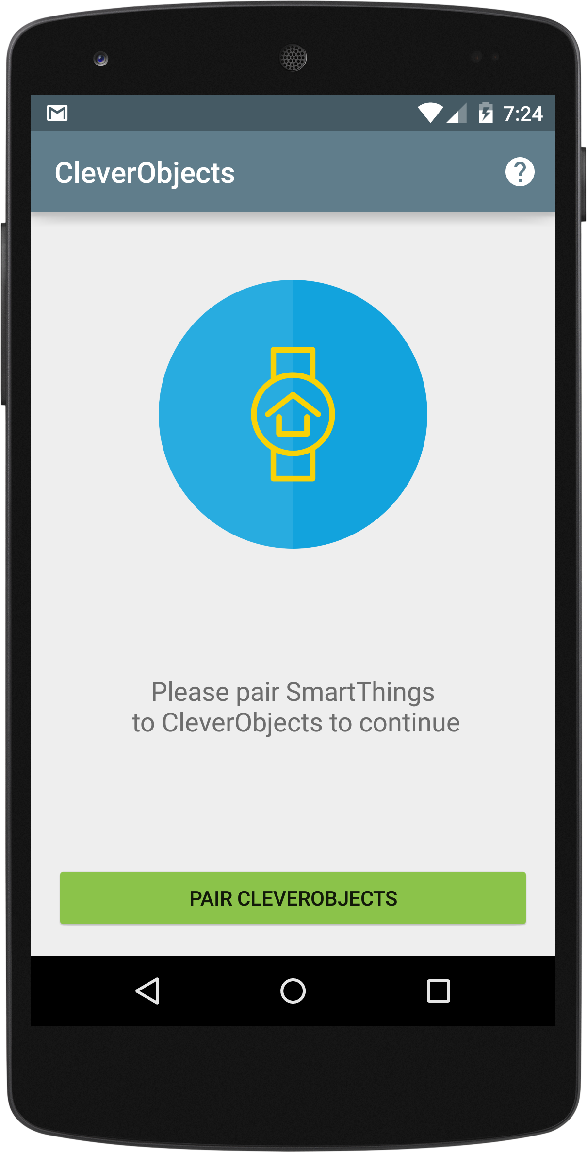 Android application CleverObjects screenshort