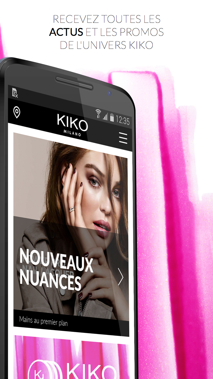 Android application KIKO MILANO - Beauty products screenshort