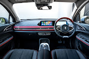 Two 10.25-inch touchscreens are integrated into the dashboard.