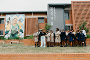 The entrance to the school.