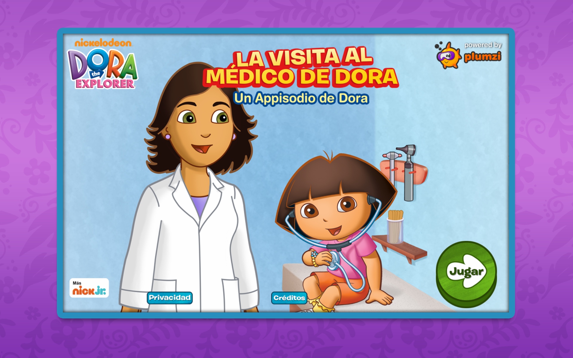 Android application Dora Appisode: Check-Up Day! screenshort