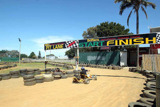 LAST DAYS OF FUN: BCM has ordered East London’s only go-kart track and theme park, Drifters, to vacate the premises in 15 days after cont ravening zoning laws Picture: SIBONGILE NGALWA