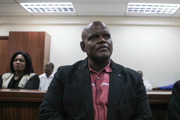 Former acting police commissioner Khomotso Phahlane appears in the Specialised Commercial Crimes Court in Johannesburg on March 1 2019. He said his arrest reeked of ulterior motives and an attempt at point scoring by Robert McBride and Ipid.