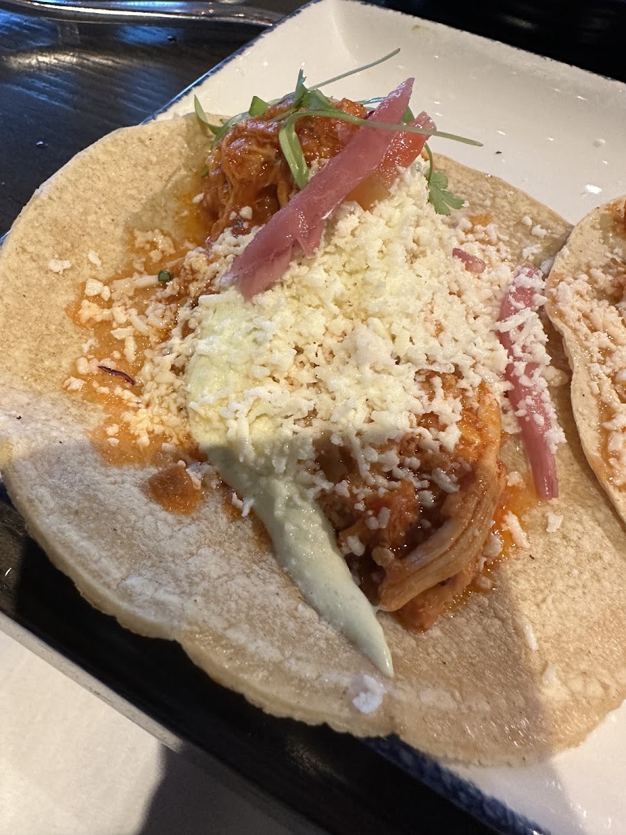 Chicken taco