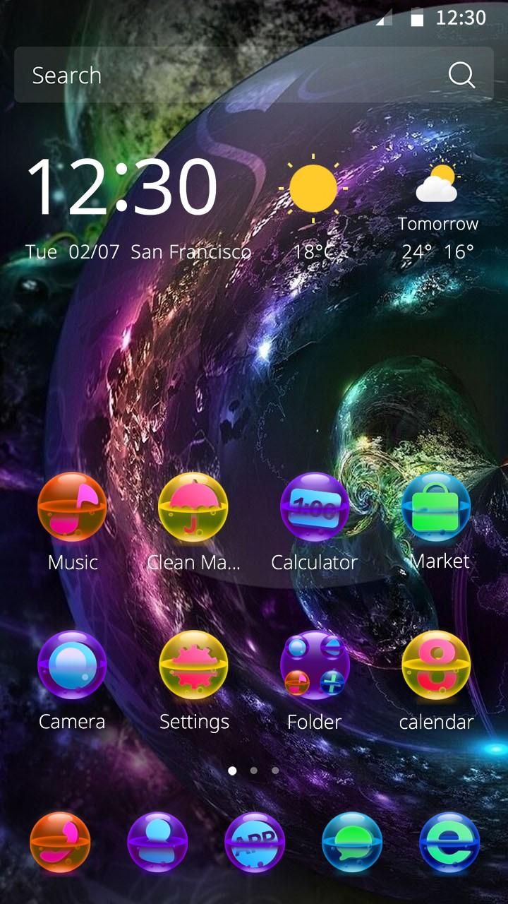 Android application Magic Ball Theme screenshort