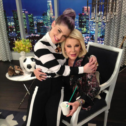 Kelly Osbourne and the late Joan Rivers on 'Fashion Police'.