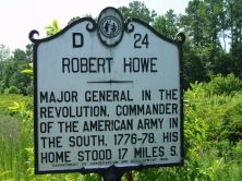Major general in the Revolution, commander of the American Army in the South, 1776-78. His home stood 17 miles S.Plaque via North Carolina Highway Historical Marker Program, and is used with their...