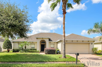 Private Orlando villa, popular gated community, close to Disney, games room, west-facing pool & spa