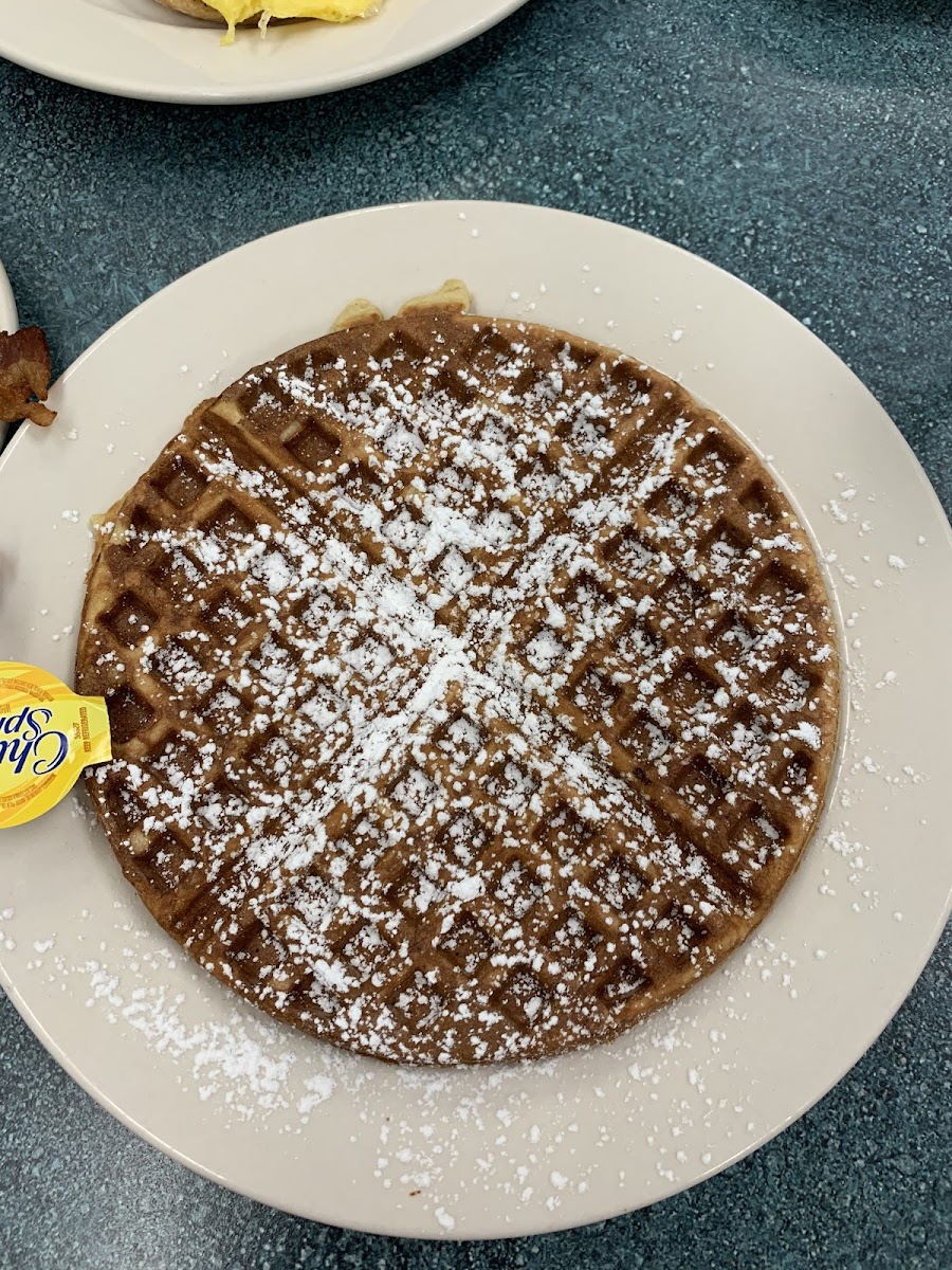 Gluten-Free Waffles at Gregory's Family Restaurant