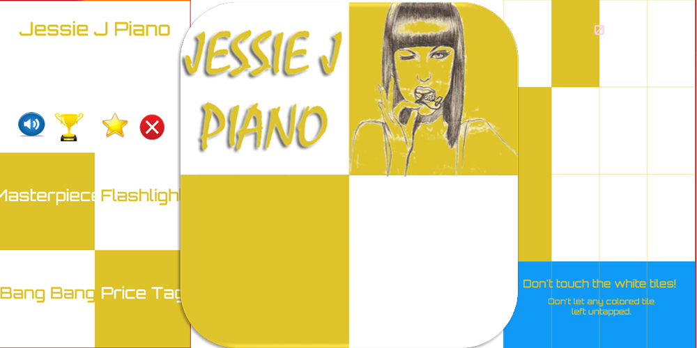 Android application Jessie J Piano Tiles screenshort