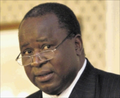 DON'T WORRY: Reserve Bank governor Tito Mboweni. Pic. Marianne Schwankhart. 22/05/2009. © Sunday Times.