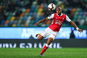 Wilson Eduardo of SC Braga during the Liga NOS match between Sporting CP and SC Braga at Estadio Jose Alvalade on February 17, 2019 in Lisbon, Portugal. 