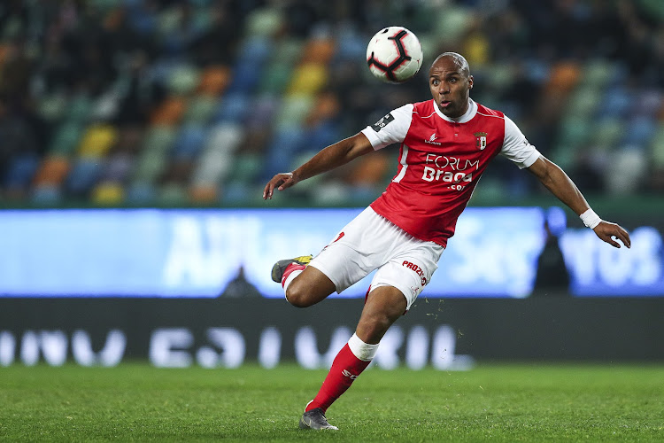 Wilson Eduardo of SC Braga during the Liga NOS match between Sporting CP and SC Braga at Estadio Jose Alvalade on February 17, 2019 in Lisbon, Portugal.