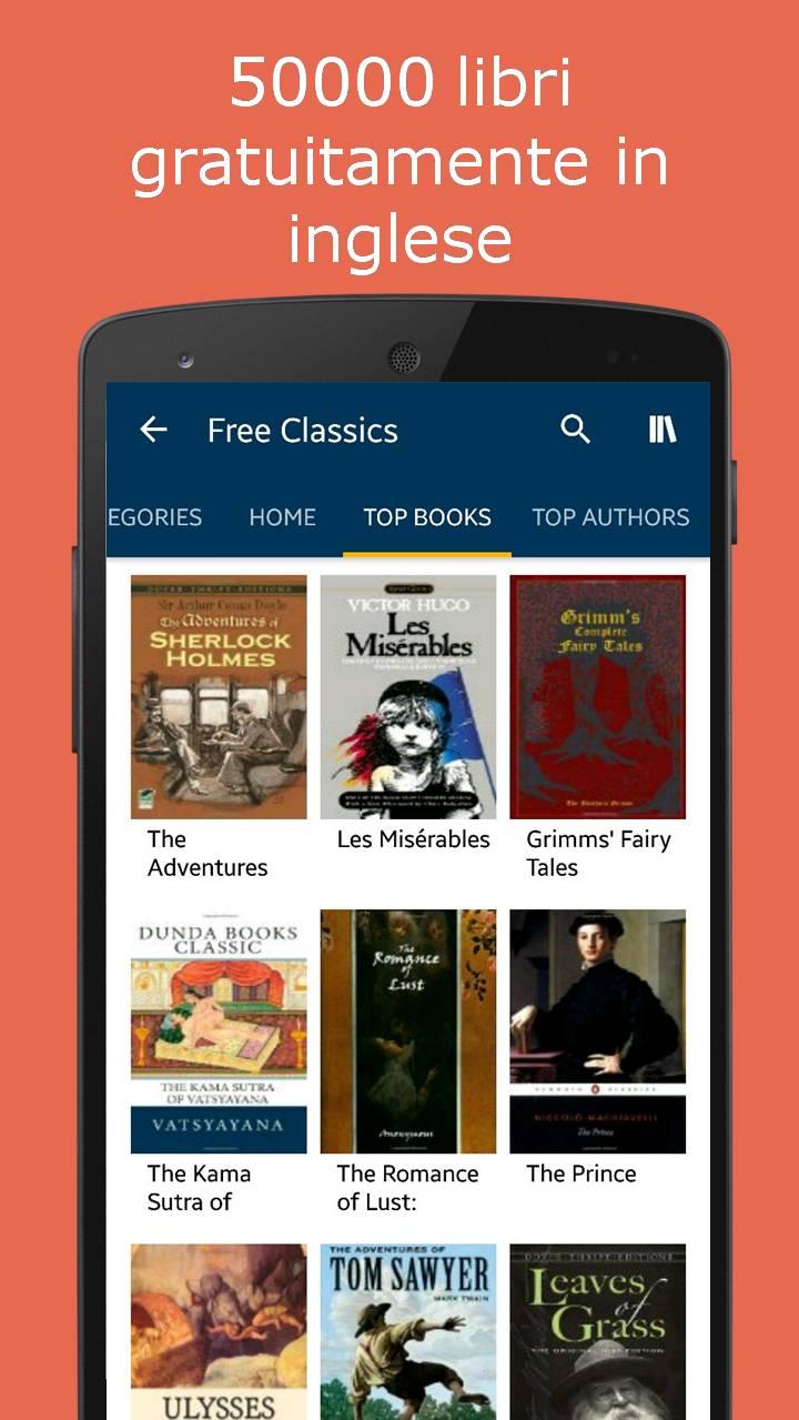 Android application 50,000 Books & Audiobooks screenshort