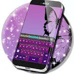 Purple Butterfly Keyboard Apk