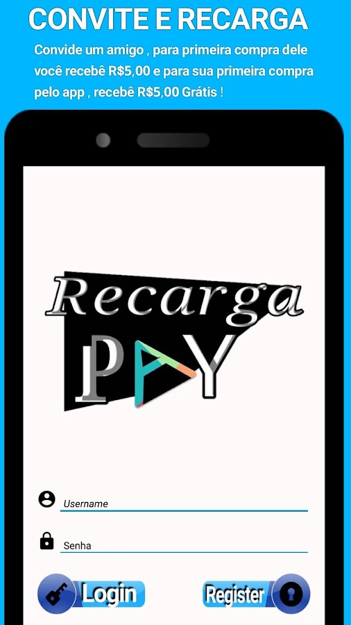 Recarga Celular , Gift online e Pagamentos.. — приложение на Android