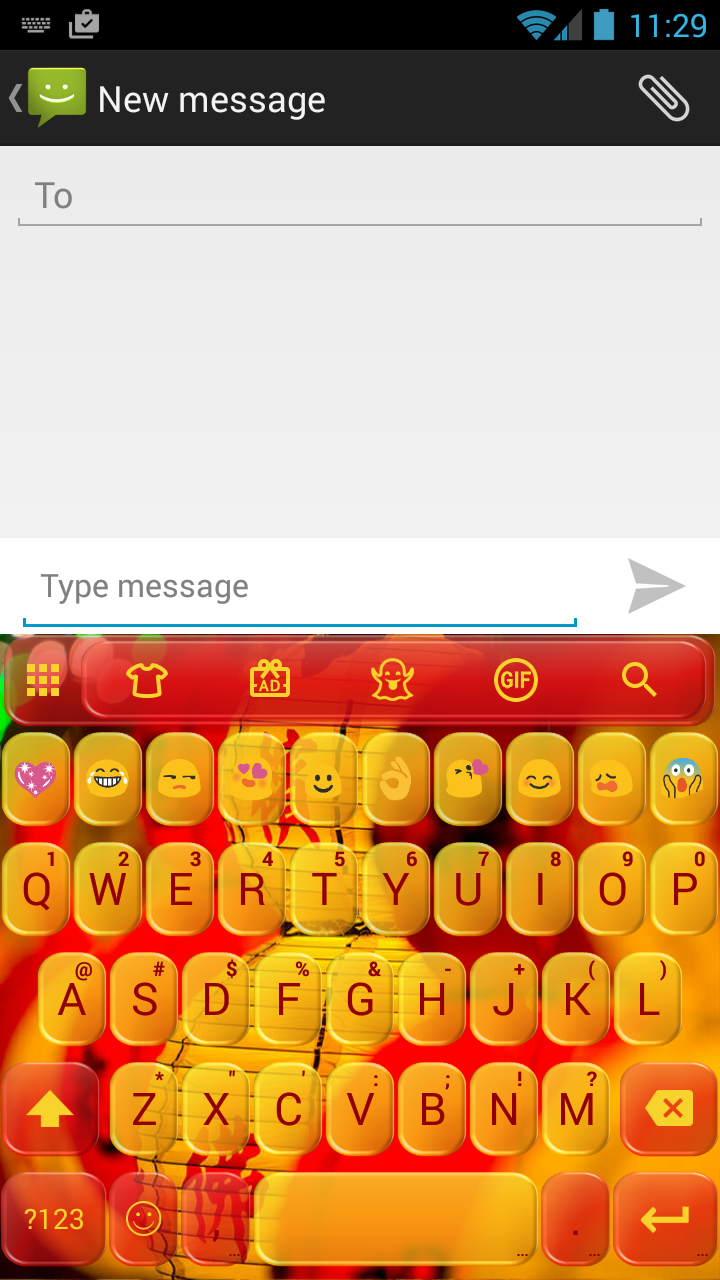 Android application Chinese NewYear Emoji Keyboard screenshort